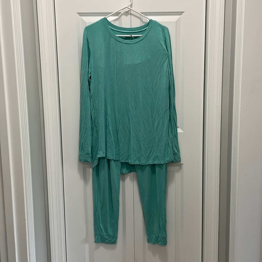 Kyte bamboo jogger set, size XL, color Jade